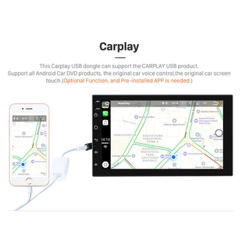 Podofo Android 9.1 2 Din GPS Auto Stereo Radio 7