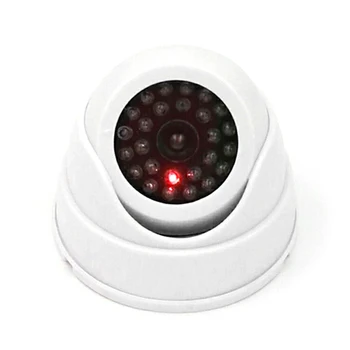 Portatīvo Lelli Viltus Drošības Uzraudzības Dome Kameras, kas Mirgo LED Gaismas