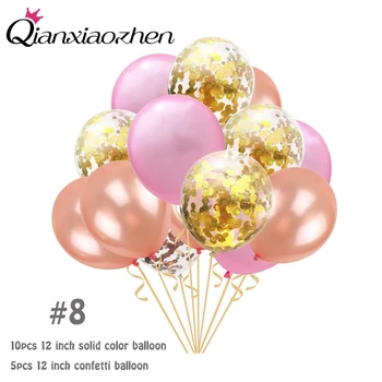 Qianxiaozhen Balonu Komplekts Kāzu Baloni Kāzu Piegādes Lateksa Baloni Accesoires Laimes Dzimšanas Dienā, Balonus (Bez Troses)