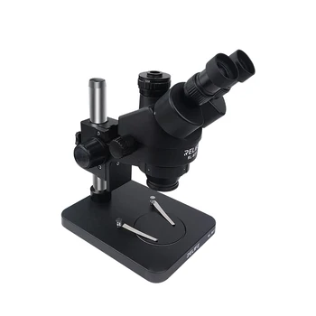 RL M3T Mikroskopu Trinokulara HD Stereo Nepārtrauktu Tālummaiņu 0.7-4.5 X Telefona Remonts PCB Pārbaudes Lodēšanas Rūpniecības Mikroskopa