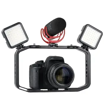 Rokas Video Platformu DSLR Kameras Tālrunis Gopro Vertikālā Fotografēšana Tālrunis Būrī Canon Nikon iPhone Xs Max X 8 7 Gopro 5 6 7 Yi