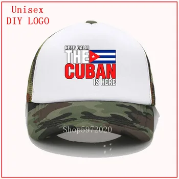 Saglabājiet Mieru Bailes Kubu, Kubas, kas Ir Šeit, Tētis Cepure ar Izšuvumiem Beisbola cepure Vasaras Regulējams Modes jaunākās Āra saulessarga Cepures