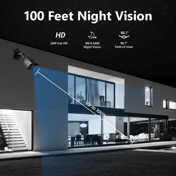 SANNCE Video Novērošanas Komplekts 1080P WIFI bezvadu VIDEONOVĒROŠANAS Sistēma, 10,1 collu Monitors, CCTV DVR Kamera Drošības Sistēma Ūdensizturīgs Nakts Redzamības