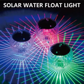 Saules ūdens, peldēt, RGB gaismas Krāsains Zemūdens dekoratīvās, Saules gaismu Automātiska krāsu maiņa gaismas dīķis gaismas zālienu gaismas