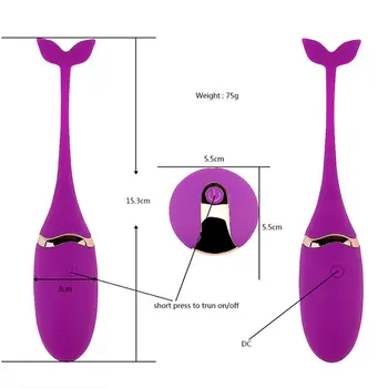 Sieviešu Vibratori Bezvadu Tālvadības Ūdensizturīgs Lēkt Olu G-Spot Klitora Stimulators Maksts Masturbācija Massager Seksa Rotaļlietas