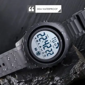 SKMEI ir 2021. Vīriešu Smart Digital Watch Radošo Modes Skatīties 30M Ūdensizturīgs Bluetooth Pulksteņu vīriešiem skatīties 1626