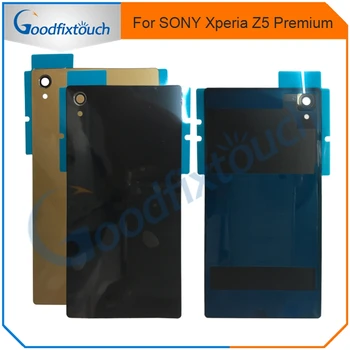 SONY XPERIA Z5 Premium Atpakaļ Akumulatora Vāciņu Gadījumā, Durvju Aizmugurējā Stikla Korpusa Panelis SONY Z5 Premium Z5P Akumulatora Vāciņu