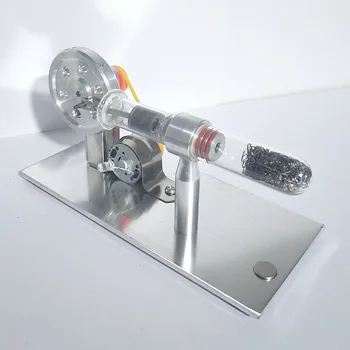 Stirling Viena Cilindra Echo Dzinēja Modelis, Tvaika Varu Fizikas Zinātnes Popularizācijas Tehnoloģiju Mazie Ražošanas Eksperimentu Rotaļlietas