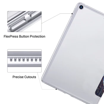 Tablet Case for Samsung Galaxy Tab 8 2019 SM-T290 SM-T295 8.0 T290 T295 T297 WI-FI LTE Ādas Pārsegu Statīvs Folio Capa