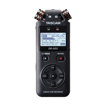 TASCAM DR-05X modernizētas versija DR-05 Rokas Pārnēsājamo Digitālo Diktofonu audio ieraksti MP3 Ierakstu Pildspalvu