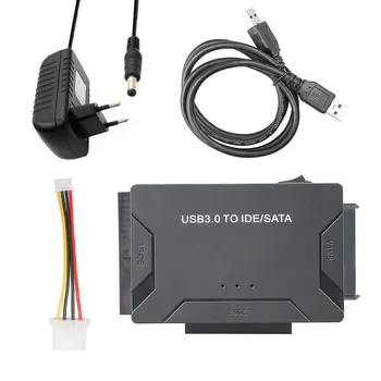 USB 3.0 IDE/SATA Converter Super 5Gbps Pārsūtīt Ārējo Cieto Disku Adaptera Komplekts Plug & Play Atbalsta Līdz 4TB Diski