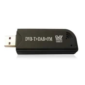 USB2.0 DAB FM DVB-T RTL2832U R820T2 SDR RTL-SDR Dongle Stick Digitālās TV Uztvērējs INFRASARKANO staru Tālvadības Uztvērēju ar Antenu