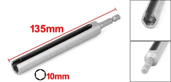 UXCELL 10mm Skrūvēm ar Uzgriežņiem Ligzda Iešķeltu Pagarināšanu Vadītāja Bitu Adapteris 135mm Ilgi