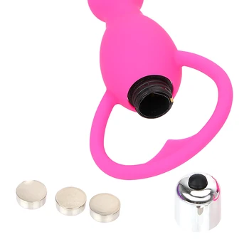 VATINE Prostatas Masāža Seksa Produkti Silikona Anālais Vibrators Krelles Dildo Butt Plug Pievienojiet Anālā Seksa Rotaļlietas Sievietēm