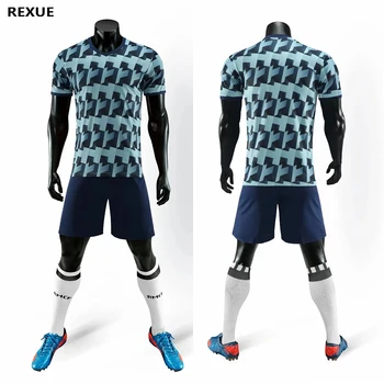 Vīriešu futbola formas komplekts DIY futbols futbols svīteri uzstādīt 2019 2020 top komanda futbola kreklu komplektu un šorti pieaugušo sporta apģērbs