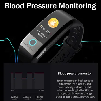 X1 Smart Watch band EKG + PPG HRV asinsspiediens, Sirds ritma Monitors Darbības Tracker Vīriešiem IP67 Waterproof Sporta Smartwatch