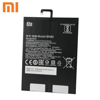 Xiao Mi Xiaomi Mi BN80 Tālruņa Akumulatora Xiao mi Pad4 Plus Tabletes 4 Pad4 Plus BN80 8620mAh Oriģinālo Rezerves Akumulators + Rīks