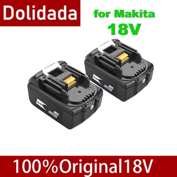 18V 18000mah RechargeableFor Makita elektroinstrumentu Akumulatoru ar LED Li-ion Nomaiņa LXT BL1860B BL1860 BL1850 &8.8&10.8 Ah
