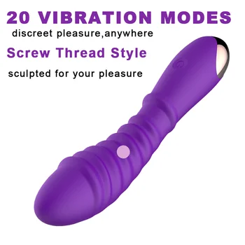 20 Režīmiem G-Spot Vibrators, Dildo Mīksta Silikona Ūdensizturīgs Massager Sievietes Maksts Klitora Stimulato Masturbator Seksa Rotaļlietas, Lai Sieviete