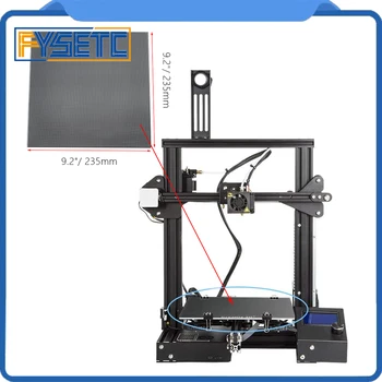 3D Ultrabase 3D Printeri Platforma Silda Gultu Veidot Virsmas Stikla Plāksnes 235*235mm 4mm Bieza Par Ender-3 MK2 MK3 Karstā gulta