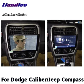 Auto Multimedia Android Player, Dodge Kalibra / Jeep Compass 2006~2012 Radio, Audio Navigācijas BT HD Ekrānu, GPS Kartes Sistēma