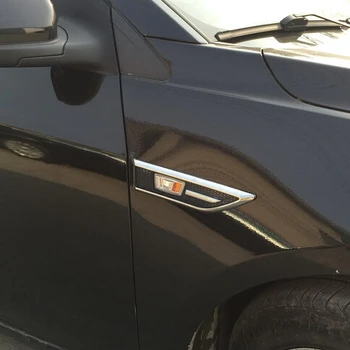 Auto stils ABS Chrome apdare Signāls, Lampu segtu Gaismas Pusē Emblēma apdare, apdares Par Chevrolet Cruze Sedans hečbeks