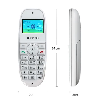 Bezvadu tālrunis GSM SIM Kartes Fiksēto Telefonu vecākiem cilvēkiem balts Fiksēto Tālruņa Fiksēto Bezvadu Tālrunis mājas birojam māja