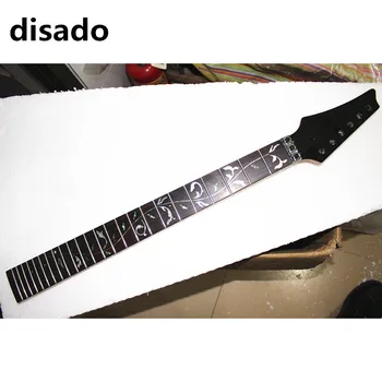 Disado 24 Frets reverse rāmī rmaple Elektriskā Ģitāra, Kakla rožkoka klaviatūra melnā rāmī Ģitāru piederumi daļām