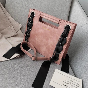 Elegants Femael Tote soma 2019 Modes New Augstas Kvalitātes PU Ādas Sieviešu Dizainers Rokassomu Lentes Ķēdes Plecu Messenger Bag