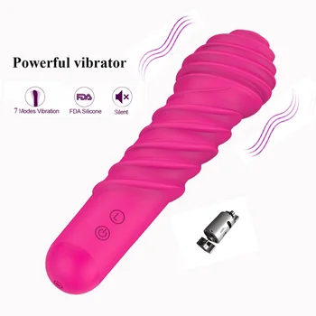 FAAK AV zizli vibrators anālais masāža clit veicinātu sieviešu masturbator dildo seksa rotaļlietas silikona anālais butt plug ūdensizturīgs, 7 speed