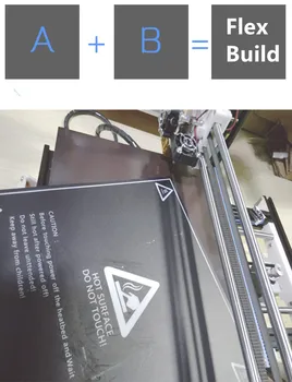 Funssor 325X325MM Magnētiskā Drukas Gulta Tape Flex Veidot Lentu Komplekts 3D Printeri