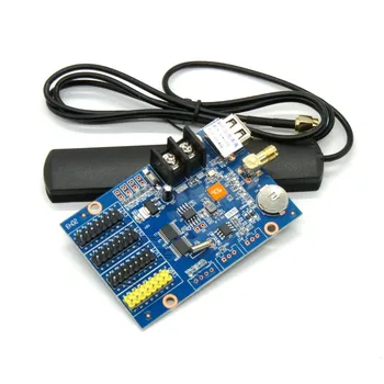 HD-W6B wifi / USB led kontroles karte, 1024*48 pikseļi bezvadu vienas / divu krāsu led kontrolieris P10,f3.75 modulis vadīt valdes,