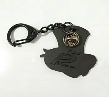 Jaunu Spēli Persona 5 P5 Ņem Savu Sirdi Logo Cosplay Nozīmītes Broša Adatas Keychains