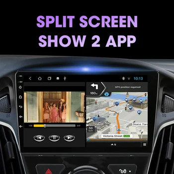JMCQ Android 9.0 DSP Auto Radio Multimidia Video Atskaņotājs Navigācija GPS Ford Focus 3 Mk 3 salons 2012-2017 2din 2 Din Galvu Vienības