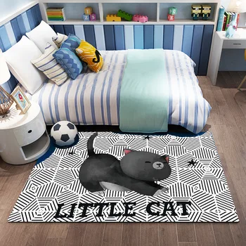 KC Kristāla Samta 3D Iespiestas Bērnu Lien Karikatūra Paklāju Sadzīves Karikatūra Paklāju Paklāju, lai Dzīvojamās Istabas Paklāji Guļamistabai