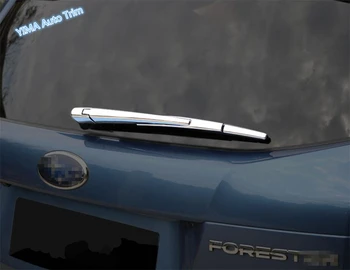 Lapetus Auto Stils Aizmugurējo Vējstiklu, Logu Tīrītājs Aizsardzības Rāmja Vāks Melns, 4 Gab ABS piemērots Subaru Forester 2019 2020 2021
