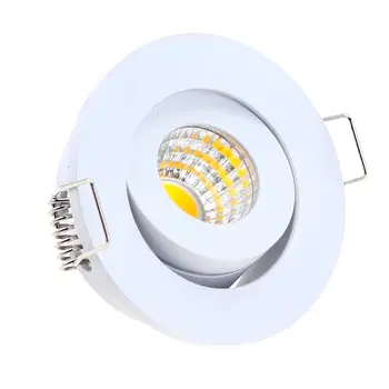 LED Down gaismas, IP65 Waterproof 3W DC12V /AC90-260V Āra Led Griestu lampas MINI LED Spot lampas