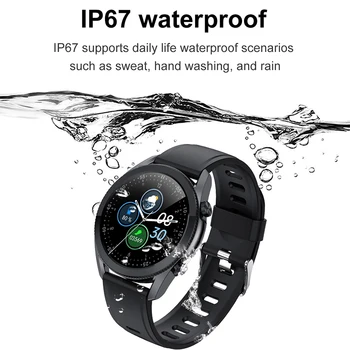 LIGE Modes Vīrieši Smart Skatīties Fitnesa Izsekošanas Asins Spiediens, Asins Skābekļa Uzraudzības IP67 Waterproof Bluetooth Zvanu Smartwatch