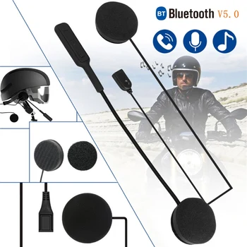 MH01 Bluetooth 5.0 Uzlādējams brīvroku Motociklu Austiņas, Ķiveres Austiņas
