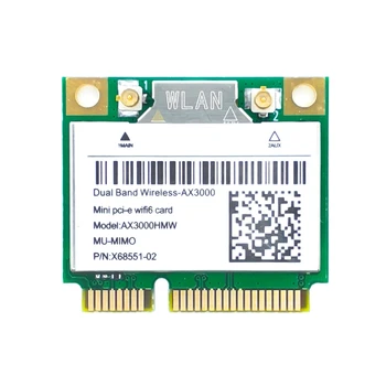 Mini PCI-E AX200 AX3000 Wi-Fi 6 Bezvadu Adapteri Dual Band Bluetooth 5.1 Wifi Karte, 802.11 AX 2.4 G/5 G Wlan Windows10