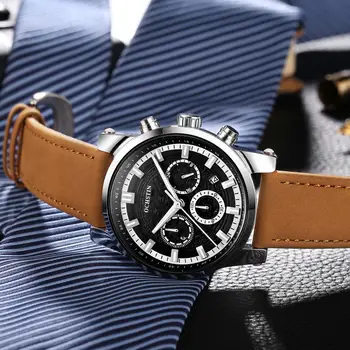 OCHSTIN luksusa Zīmolu Klasisko Pulksteņu Vīriešiem 2019 Modes Sporta Chronograph Ūdensizturīgs Zelta Kvarca Pilots rokas pulksteņi Pulkstenis relogios