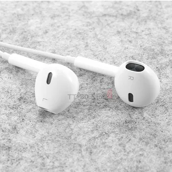 Oriģināls Apple Earpods austiņas 3.5 mm Plug & Zibens In-ear Austiņas Sporta Earbuds Dziļi Bagātāka Bass Austiņas Priekš iPhone/iPad Android