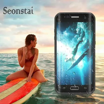 S7 malas Sākotnējā Redpepper Waterproof Case For Samsung Galaxy S7 malas Ūdens Šoka Netīrumiem Sniega Pierādījumu Tālruņa Vāciņu Gadījumos
