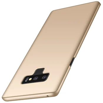 Samsung Galaxy Note 9 Lietā Augstas kvalitātes Grūti PC Slim Matte Ādas Aizsardzībai Atpakaļ uz lietu par samsung 9. piezīmi pilnībā segtu shell