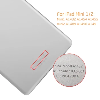 SRJTEK iPad Mini Ekrāns, 1 Mini iPad 2 Touch Screen A1432 A1454 A1455 A1489 A1490 A149 Digitizer IC Kabeļu Mini2 Sensors Stikla