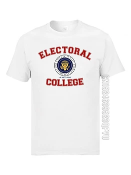 Vēlēšanu Koledžas Koleģiālo Dizains, Logo, T Krekli Vīriešu Tshirts Apaļu Apkakli, Īsām Piedurknēm Kokvilnas T Krekls 2019 Jaunu Sim Satilptu Tshirts