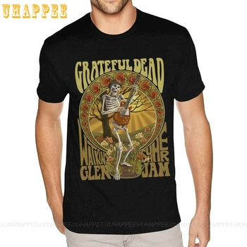 1980 Grateful Dead Rock & Roll Band T Kreklu apdruka Tee Krekli Draugs 3XL Melni Krekli