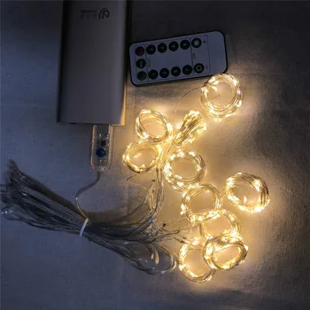 3x2/3x3M LED Vara Stieple, Aizkaru String Gaismas Ziemassvētku Vainags Iekštelpu Āra Pasaku Gaismas Mājas Logu, Kāzu Dekorēšana