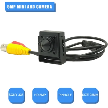 AHD Mini hd Kamera 5mp Sony Imx335 maza kamera, mini Iekštelpu Home Security ahd mini cctv kameras video novērošanas kameras