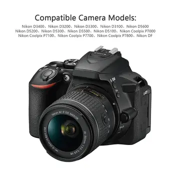 Bonacell 7.2 V 1500mAh Akumulatorus Nikon D3100 D3200 D3300 D5100 D5200 D5300 P7000 P7100 P7700 P7800 L50